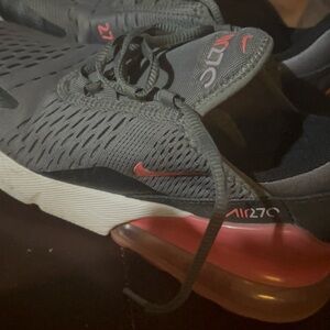 Nike Air Max 270 Dark Gray with Pink Accents